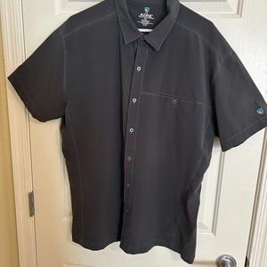 KUHL Men's Short Sleeve Renegade Shirt - Gray - Size XL